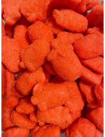 Fraises fouettées sucrés - 100g