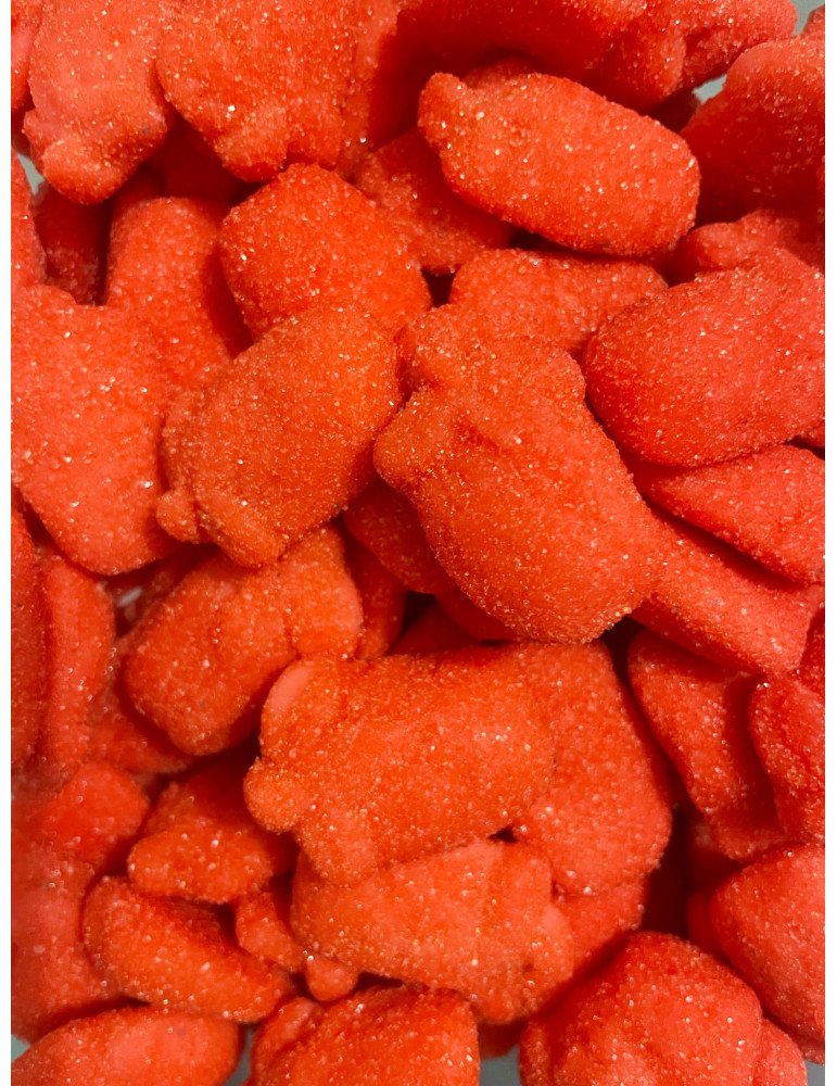 Fraises fouettées sucrés - 100g