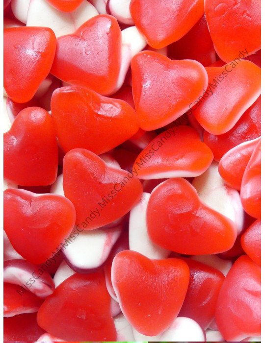 Coeur fraise lisse -100g