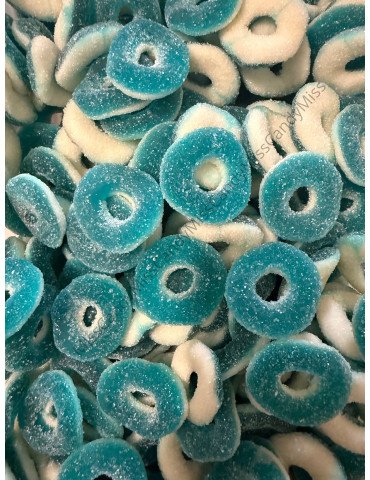 Anneaux sucrés goût framboise