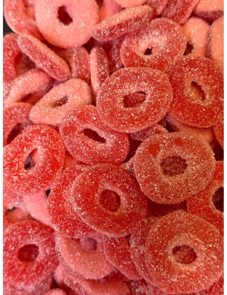 Anneaux fraise (100g)