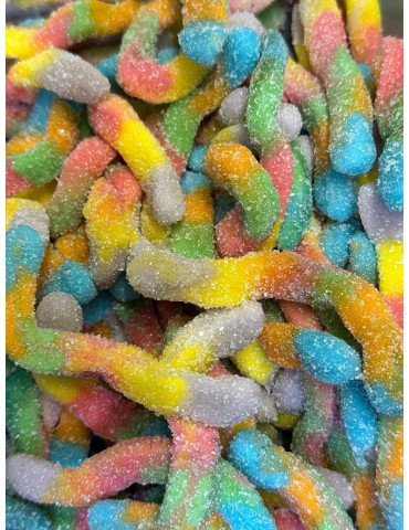 Vers de terre colorés (100g)