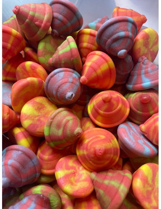 Toupies colorés - 100g
