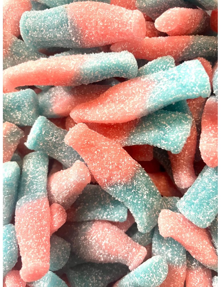 Bouteilles rose et bleu - 100g